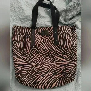 Jimmy Choo pink candice zebra bag set 2 pieces